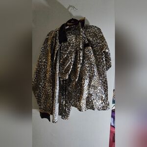 Leopard Print Women's Pajama Set